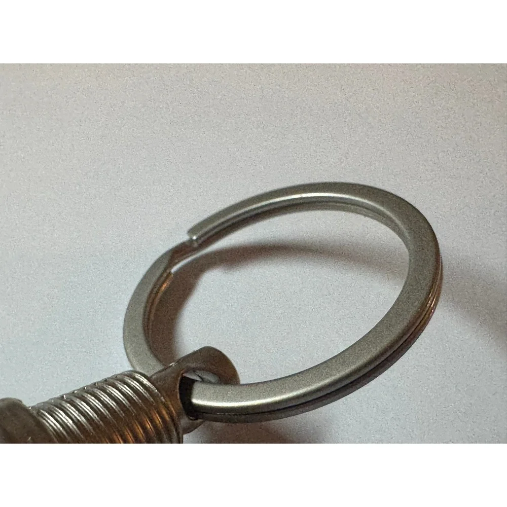 Silver Tricone Drill Bit Keychain Oil Gas‎ Mining Industrial Novelty Accessory